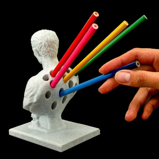 Julius Caesar Statue Pen Holder