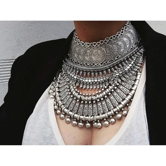 Gypsy Bohemian Hippie Collar Necklace