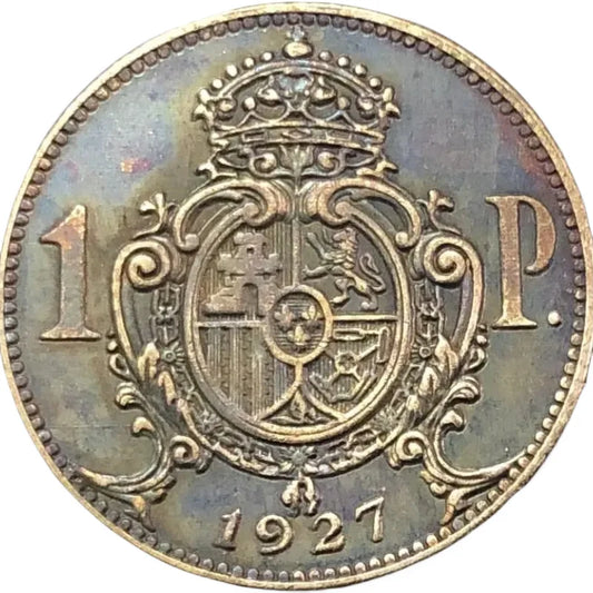 1927 Spain 1 Peseta